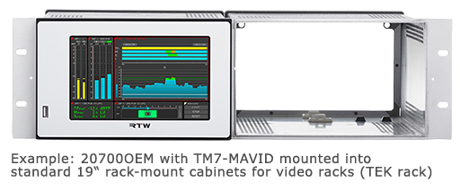 Kit de montage 1/2 rack pour TM7-OEM RTW 