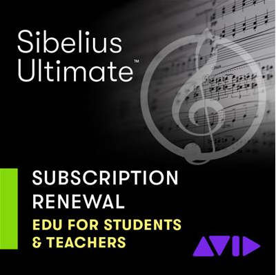 Renouvellement licence annuelle Sibelius Ultimate Educatif