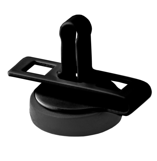 Clip magnétique noir pour micro lavalier (Pack 5 pcs)