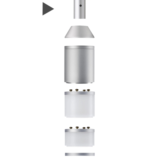 Litt Riser aluminium 360 mm, avec vis de blocage Yellowtec