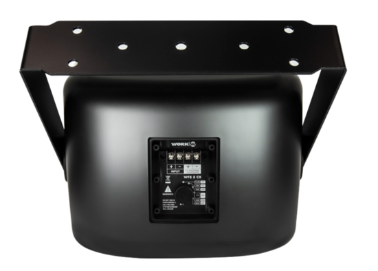 Projecteur de son coax. IP66, LF 10p + HF 1p, 200W/8Ohms/100V, noir