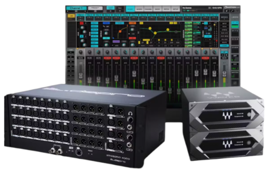 Pack Lv1 32ch + Axis + Extm C + SG4000 + switch + plugins +Rack metal