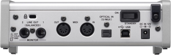 Interface Audio et MIDI 10 entrées - 2 sorties