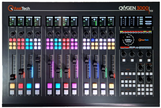 NS - Console num. Oxygen 3000, 12F, 2 AIO, 16 Dante IP AxelTech