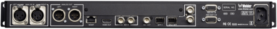Moniteur Audio/Video 3 écran 1U, 16CH dual input, 3G/HD/SD-SDI Wohler