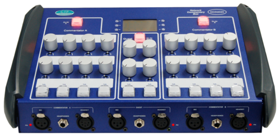 Panneau commentateur E/S Dante, 3 journalistes, CTP