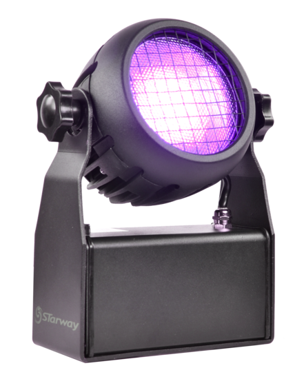 FLOODLITE HD- BLINDER 1 COB RGBW 200W CONNECTEUR SECTEUR + DMX INCLUS