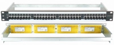 ASF1x32AV-3/1-LAM Econom - Patch panel 32 voies - 19 1U Ghielmetti