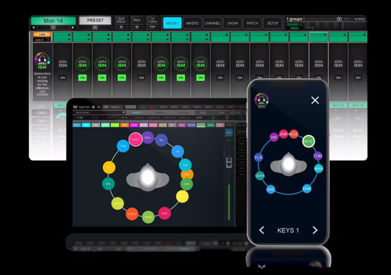 option de Mixage immersif In-ear pour LV1