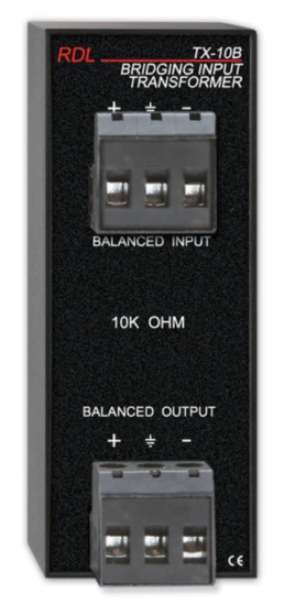 Transformateur d entrée haute impédance - RDL TX-10B