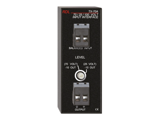 Interface d entrée - RDL TX-70A