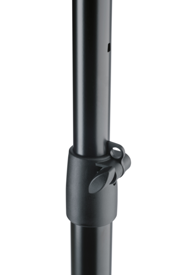 Pied de sol noir+grande base ronde 26740-022-55 K&M pour enceintes 