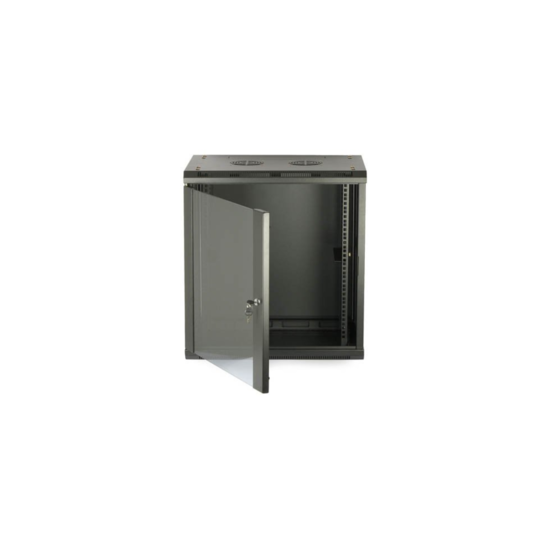 Baie d'installation, 19 pouces / 6U, porte vitrée, prof. 450mm