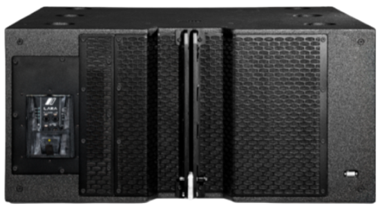 Caisson de grave cardioide 3x1200W, 3x46cm, usage posé ou accroché