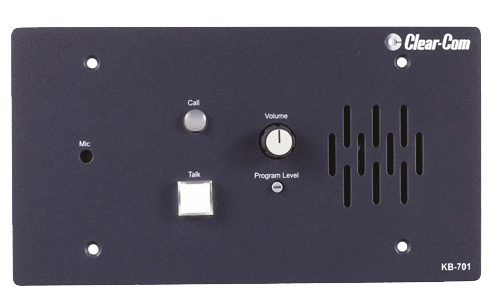 Poste haut-parleur et micro intérieur 1 canal - Clear-Com KB-701