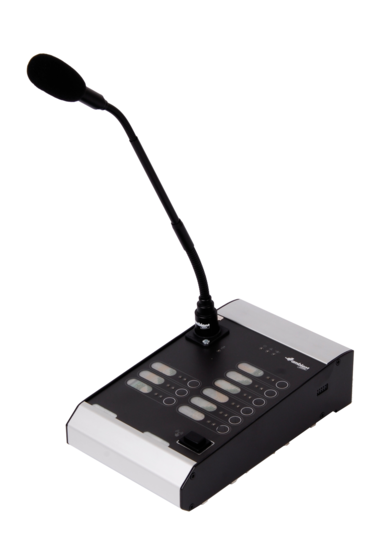 Micro d'appel 8 boutons - Audio 4 IN / 2 OUT