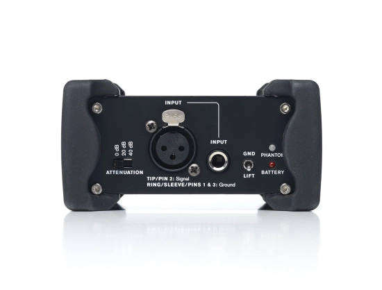 DI1- boite de direct active mono Alimentation fantôme XLR/Jack 6.35mm
