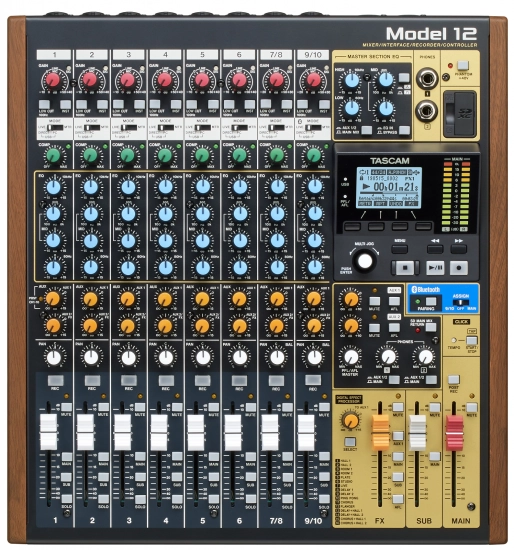 Console mixage 12 voies avec enregistreur multipiste Tascam