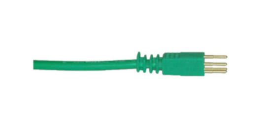 GMK313/30D-GN, Câble patch audio 30 cm vert Ghielmetti