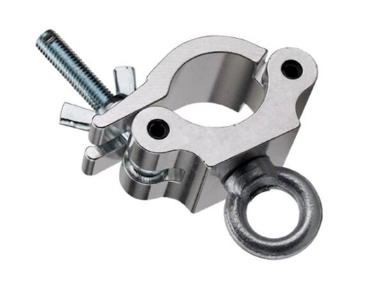 CROCHET ALU AVEC ANNEAU CHARGE NOMINALE 500KG TUBE 38MM A 51MM M12