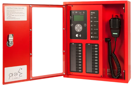 Station Micro d'annonce d'urgence - 20 touches