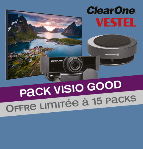 NS Pack Visio Good 1x PDH43UG32, 1x CL-UNITE-20-CAM, 1x Phonum