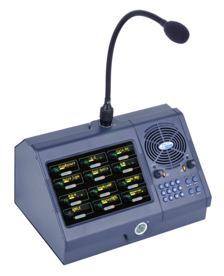 Panneau de table 12 touches Rotary- XLR4 Clear-Com V12RDDX4