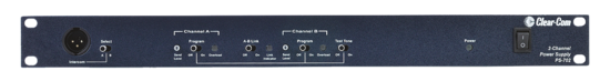 Rack d'alimentation 1U, Party-Line 2 canaux - Clear-Com PS-702