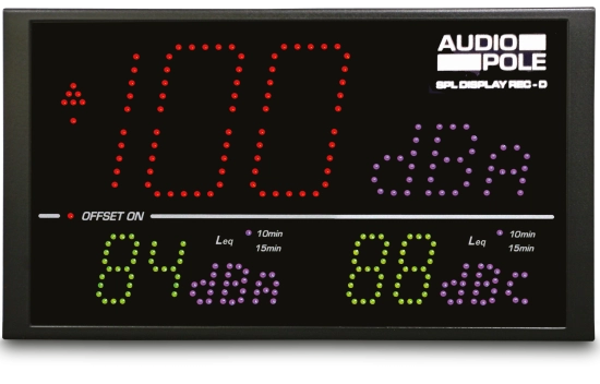 Afficheur/Enregistreur autonome 2017  - Audiopole DISPLAY-REC-D