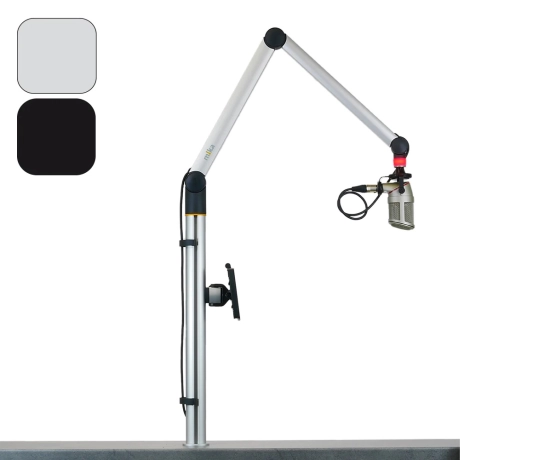 Pour 1x écran +1xmicro (YT3231+YT3205+YT3243+YT3245), Alu - Yellowtec