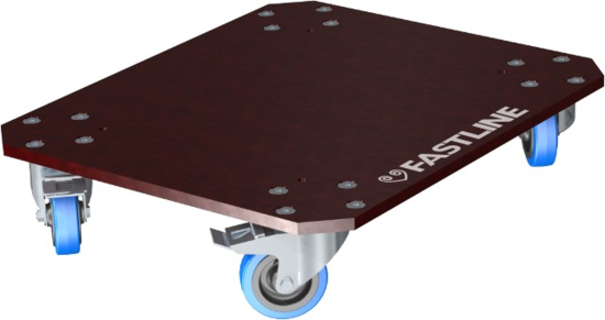 NS - PLATEAU A ROULETTES 62 X 53CM