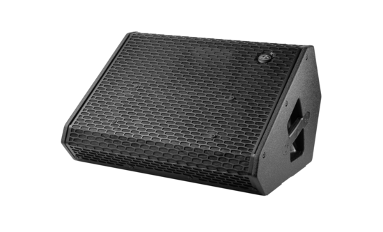 Retour scène Bi-amp. 1200W RMS, DSP, HP 2x20cm + HF 1,5 p. 50Hx40/30V