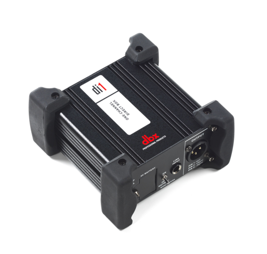 DI1- boite de direct active mono Alimentation fantôme XLR/Jack 6.35mm
