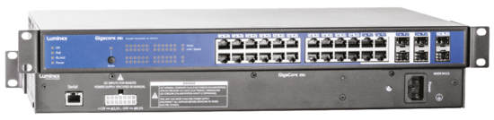 GigaCore 26i avec POE 350 W - Luminex