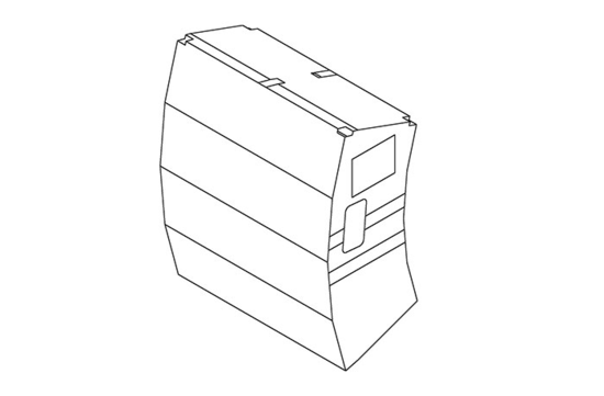 Housse de protection pour transport vertical 3/4 A8