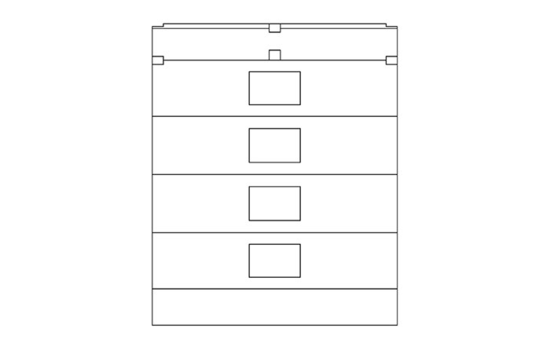 Housse de protection pour transport vertical 3/4 A8