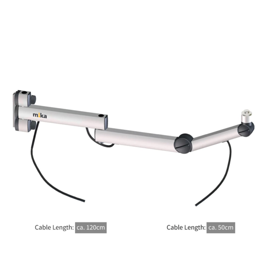 Bras support micro Mika alu. spécial radio filmé Yellowtec