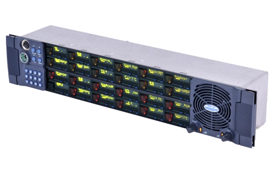 NS - Panel rack 2U, 24 Push keys XLR4, Clearcom