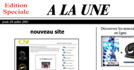 Nouveau site