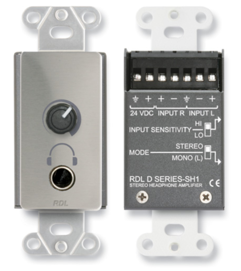 Plaque amplificateur de casque acier - RDL DS-SH1