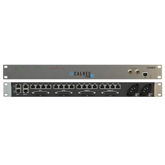 Combo IO Box - 8 In mic/lign, 8 Out ligne, 4 e/s AES + 2 HP Calrec