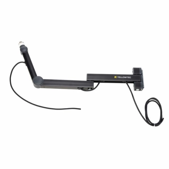 Bras support micro noir pour radio filmé + Led On-Air Yellowtec