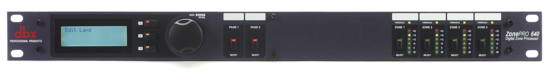 640 - Processeur Zone Pro 6 in / 4 out avec écran