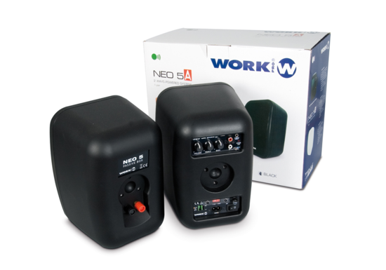 Système stéréo (active+passive) 5""+1"", 2x25W - WORK NEO 5A BLACK