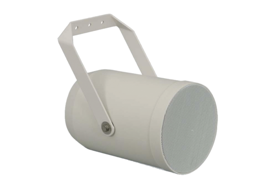 Projecteur de son IP55, 5, 2,5-5-10W/100V, ABS et alu - WORK CS306T