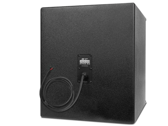 Caisson de basse passif IP54, LF 12 pouces+HF, 350W/8Ohms, noire 