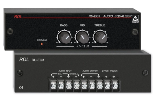 Egaliseur 3 bandes à potentiomètres sur borniers - RDL RU-EQ3