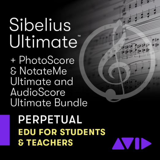 Licence permanente Sibelius Ultimate + PhotoScore + AudioScore Educa