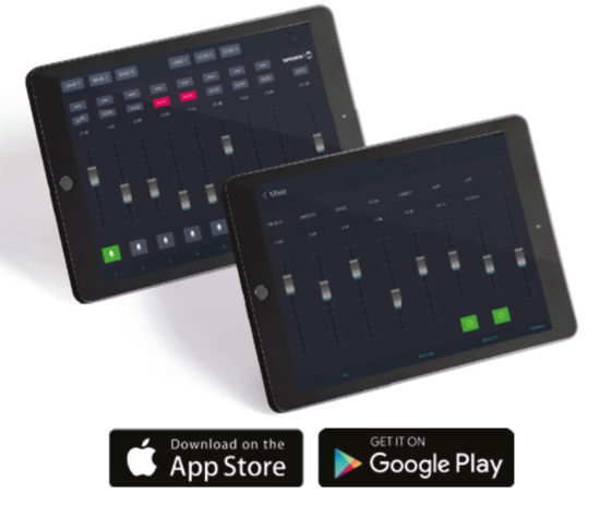 Mixer automatique 8 mic 2 out, contrôle via appli-WORK MD 82AXMKII