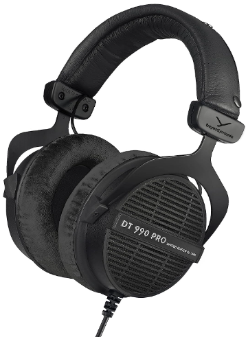 Casque stéréo ouvert 80 Ohms version Black -Beyerdynamic DT990PRO-LB